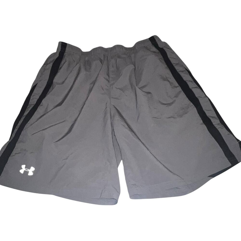 Men’s Under Armor HeatGear Launch 9" Running Shorts Gray XL